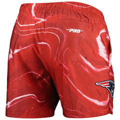 New England Patriots Pro Standard Allover Marble Print Shorts | NFL Sale