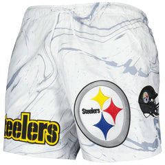 Pittsburgh Steelers Pro Standard Allover Marble Print Shorts | NFL Sale