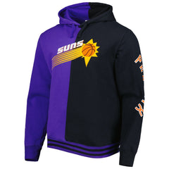 Purple/Black Phoenix Suns Hardwood Classics Split Pullover Hoodie | NBA