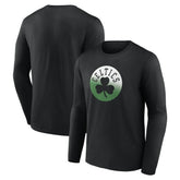 Black Boston Celtics Gradient Logo Long Sleeve T-Shirt | NBA