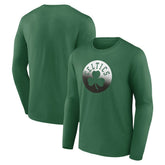 Kelly Green Boston Celtics Gradient Logo Long Sleeve T-Shirt | NBA