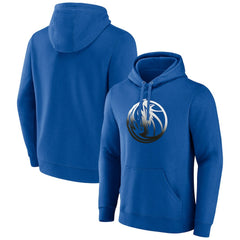 Blue Dallas Mavericks Gradient Logo Pullover Hoodie sale | NBA
