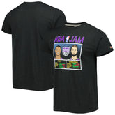 Charcoal De'Aaron Fox & Domantas Sabonis Sacramento Kings Homage NBA Jam Tri-Blend T-Shirt | NBA