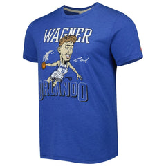 Blue Franz Wagner Orlando Magic Homage Caricature Tri-Blend T-Shirt | NBA