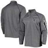 Chicago White Sox Stitches Wordmark Raglan Quarter-Zip Top - MLB Tops