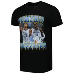 Black Ja Morant & Jaren Jackson Jr. Memphis Grizzlies Stadium Essentials Unisex Player Duo T-Shirt | NBA