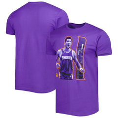 Purple Devin Booker Phoenix Suns Stadium Essentials Unisex Player Skyline T-Shirt | NBA