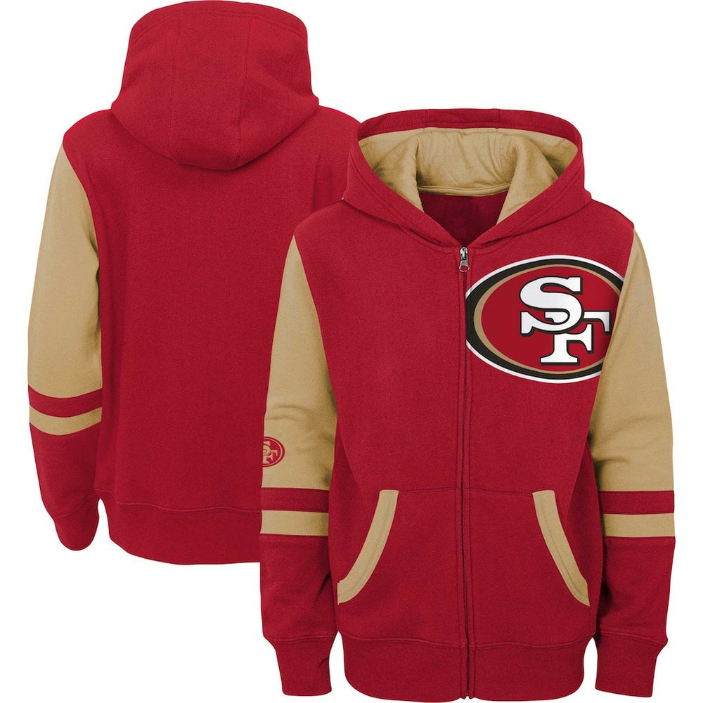 San Francisco 49ers Preschool Stadium Color Block Full-Zip Hoodie | NFL On sale