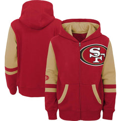 San Francisco 49ers Preschool Stadium Color Block Full-Zip Hoodie | NFL On sale