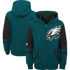 Philadelphia Eagles Preschool Stadium Color Block Full-Zip Hoodie | NFL US