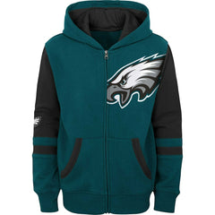 Philadelphia Eagles Preschool Stadium Color Block Full-Zip Hoodie | NFL US