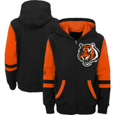 Cincinnati Bengals Youth Colorblock Full-Zip Hoodie | NFL Hot