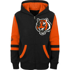 Cincinnati Bengals Youth Colorblock Full-Zip Hoodie | NFL Hot