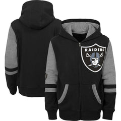 Las Vegas Raiders Youth Colorblock Full-Zip Hoodie | NFL Sale