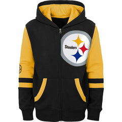 Pittsburgh Steelers Youth Colorblock Full-Zip Hoodie | NFL On sale