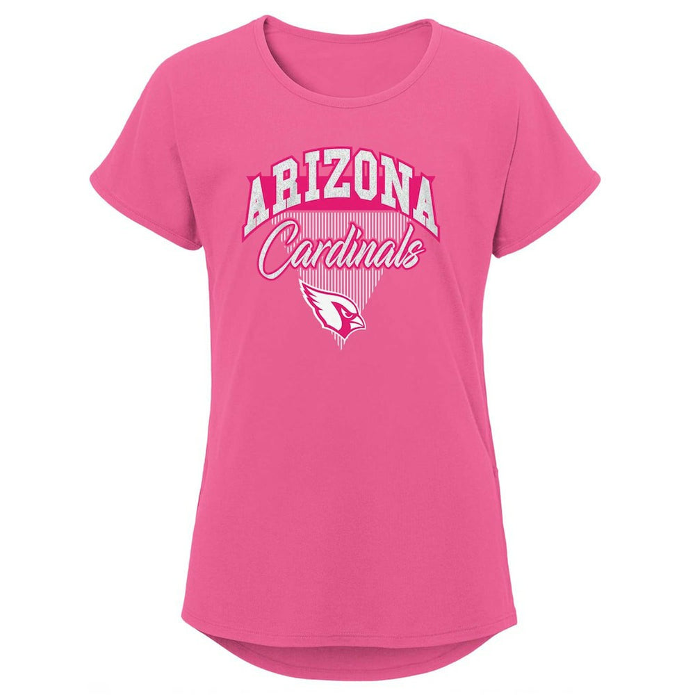 Arizona Cardinals Girls Youth Playtime Dolman T-Shirt | NFL On sale