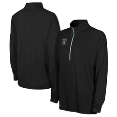 Las Vegas Raiders Combine Authentic Raglan Quarter-Zip Top | NFL Sale