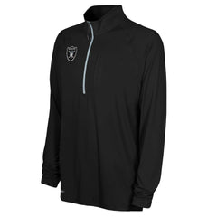 Las Vegas Raiders Combine Authentic Raglan Quarter-Zip Top | NFL Sale