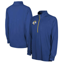 Los Angeles Rams Combine Authentic Raglan Quarter-Zip Top | NFL Outlet