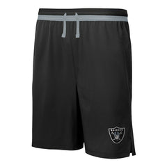 Las Vegas Raiders Cool Down Tri-Color Elastic Training Shorts | NFL Outlet