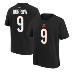 Cincinnati Bengals Joe Burrow Youth Player Name & Number T-Shirt | NFL Sale