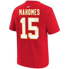 Kansas City Chiefs Patrick Mahomes Youth Player Name & Number T-Shirt | NFL Near me