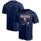 Peter Forsberg Colorado Avalanche Player Caricature T-Shirt - NHL T-shirts