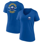 Buffalo Sabres Women's Territorial V-Neck T-Shirt - NHL T-shirts