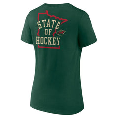 Minnesota Wild Women's Territorial V-Neck T-Shirt - NHL T-shirts