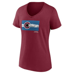 Colorado Avalanche Women's Shout Out V-Neck T-Shirt - NHL T-shirts
