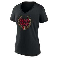 Ottawa Senators Women's Shout Out V-Neck T-Shirt - NHL T-shirts