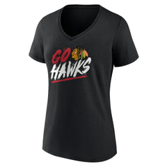Chicago Blackhawks Women's Proclamation V-Neck T-Shirt - NHL T-shirts