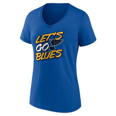 St. Louis Blues Women's Proclamation V-Neck T-Shirt - NHL T-shirts