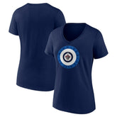 Winnipeg Jets Women's Proclamation V-Neck T-Shirt - NHL T-shirts