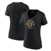 Boston Bruins Women's Represent V-Neck T-Shirt - NHL T-shirts