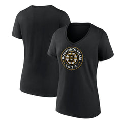 Boston Bruins Women's Represent V-Neck T-Shirt - NHL T-shirts