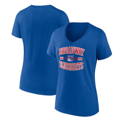 New York Rangers Women's Represent V-Neck T-Shirt - NHL T-shirts