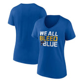 St. Louis Blues Women's Represent V-Neck T-Shirt - NHL T-shirts