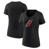 Carolina Hurricanes Women's Alternate Logo V-Neck T-Shirt - NHL T-shirts