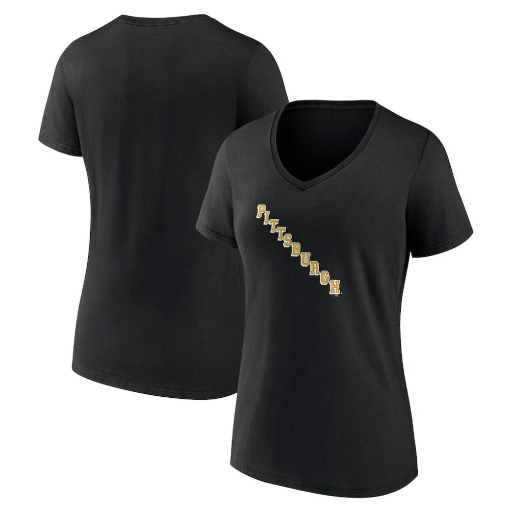 Pittsburgh Penguins Women's Alternate Logo V-Neck T-Shirt - NHL T-shirts