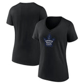 Toronto Maple Leafs Women's Alternate Logo V-Neck T-Shirt - NHL T-shirts