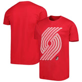 Red Portland Trail Blazers Stadium Essentials Unisex Element Logo Pop T-Shirt | NBA