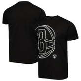 Black Brooklyn Nets Stadium Essentials Unisex Element Logo Pop T-Shirt | NBA