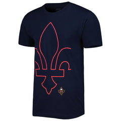 Navy New Orleans Pelicans Stadium Essentials Unisex Element Logo Pop T-Shirt | NBA