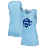Kansas City Royals Soft as a Grape Women's Tri-Blend Tank Top - MLB Tanks