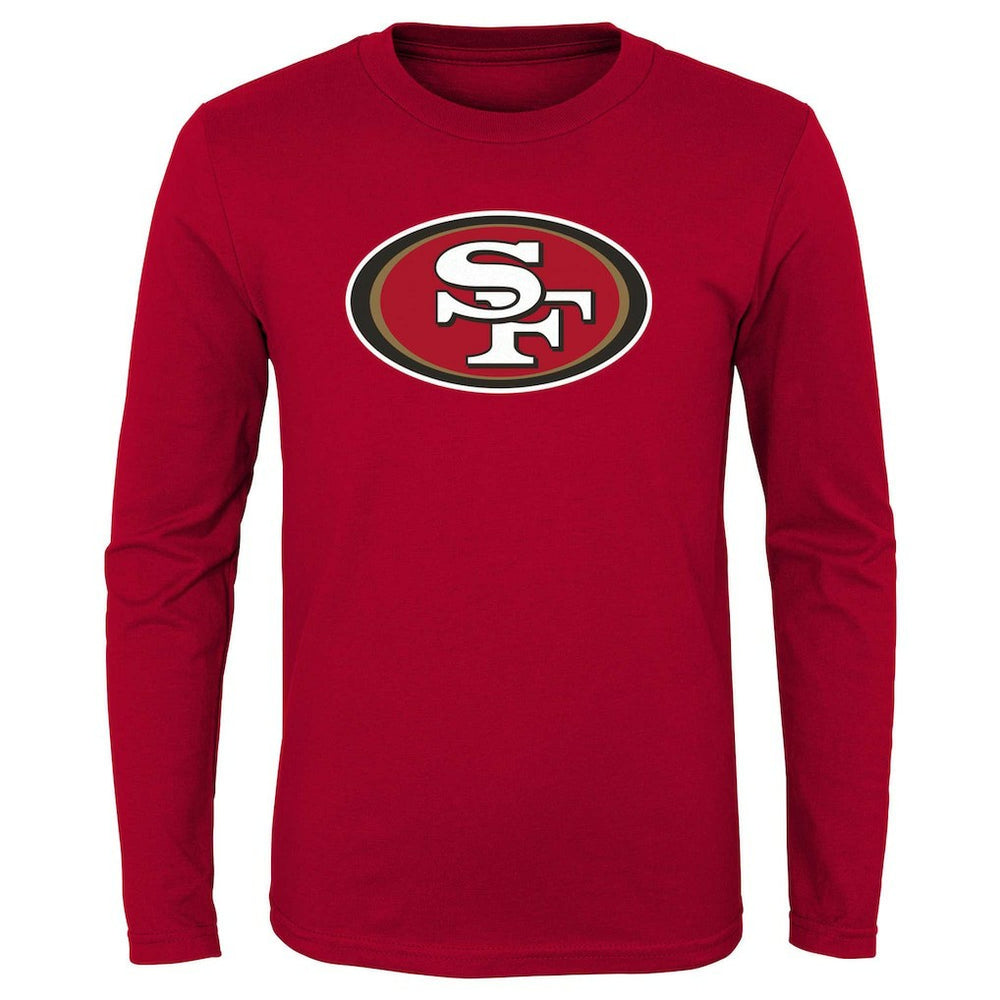 San Francisco 49ers Youth Primary Logo Long Sleeve T-Shirt | NFL Sale