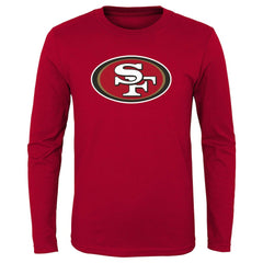 San Francisco 49ers Youth Primary Logo Long Sleeve T-Shirt | NFL Sale