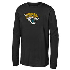 Jacksonville Jaguars Outerstuff Youth Primary Logo Long Sleeve T-Shirt | NFL New