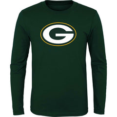 Green Bay Packers Youth Primary Logo Long Sleeve T-Shirt | NFL On sale