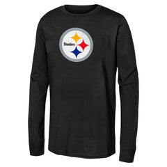 Pittsburgh Steelers Youth Primary Logo Long Sleeve T-Shirt | NFL Near me